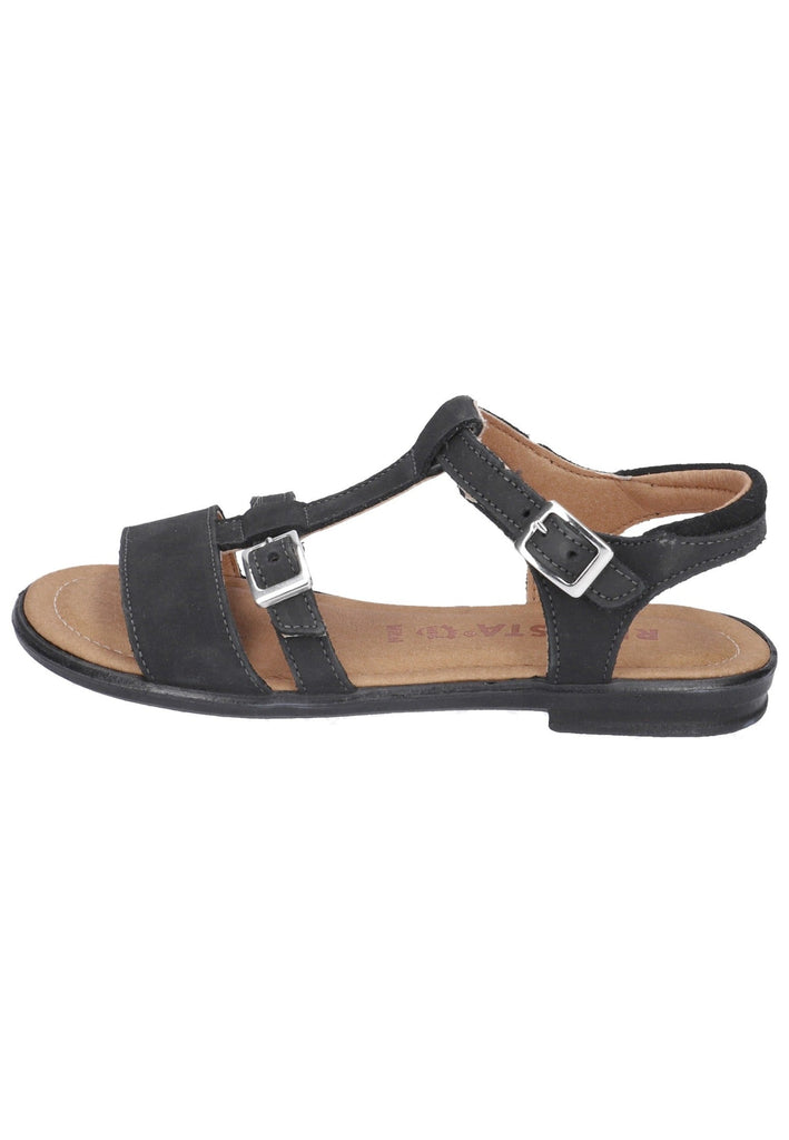 Ricosta Sandalen Nubukleder Schwarz