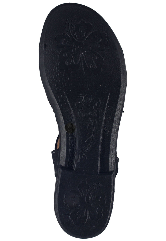 Ricosta Sandalen Nubukleder Schwarz