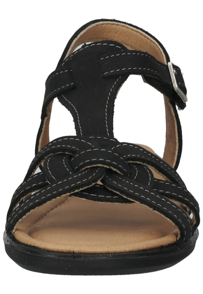 Ricosta Sandalen Nubukleder Schwarz