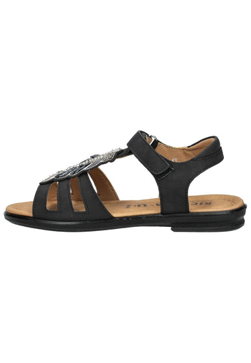 Sandalen Ricosta Sandalen Lederimitat Schwarz