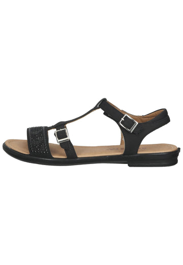 Sandalen Ricosta Sandalen Lederimitat Schwarz