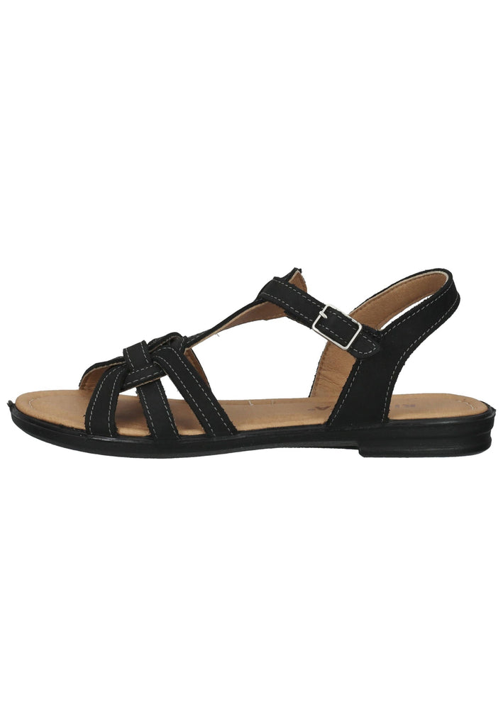 Sandalen Ricosta Sandalen Nubukleder Schwarz