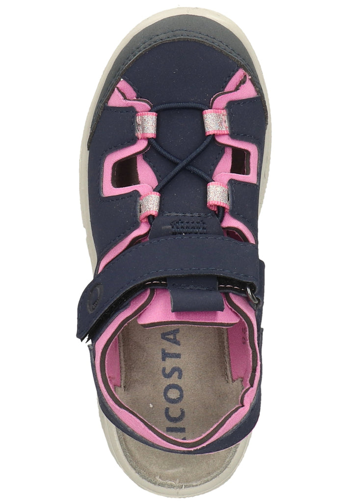 Ricosta Sandalen Synthetik/Textil Blau/Pink