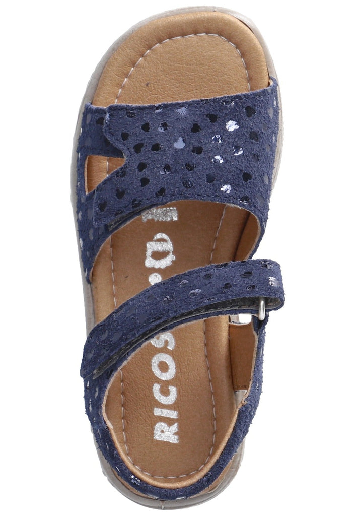Ricosta Sandalen Veloursleder Dunkelblau