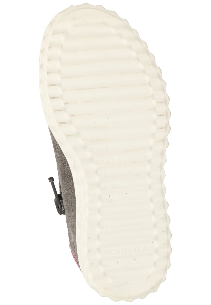 Ricosta Sneaker Leder/Synthetik Grau/Rosa