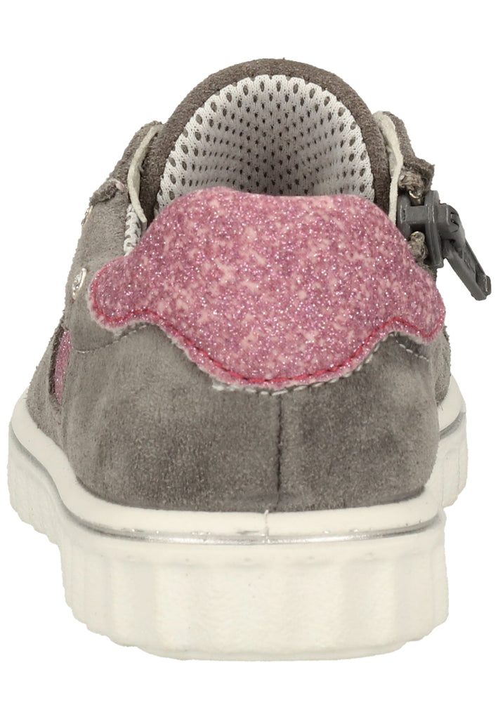Ricosta Sneaker Leder/Synthetik Grau/Rosa