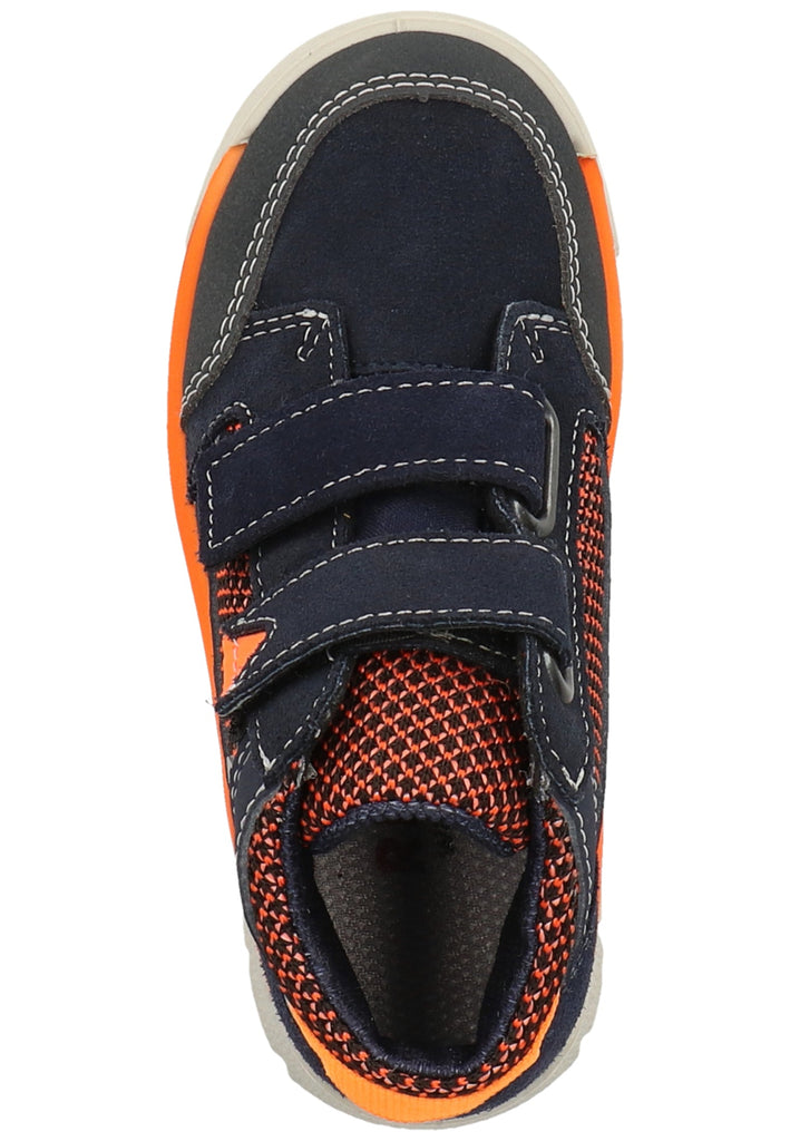 Ricosta Sneaker Leder/Textil Blau/Orange
