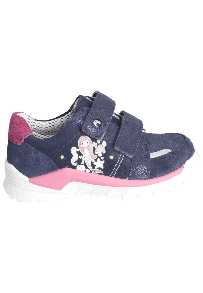 Ricosta Sneaker Leder/Textil Blau/Pink