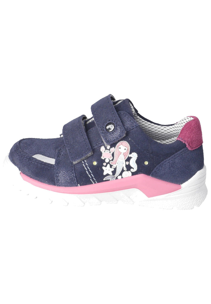 Ricosta Sneaker Leder/Textil Blau/Pink