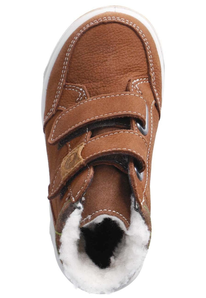 Ricosta Sneaker Leder/Textil Curry Warmfutter