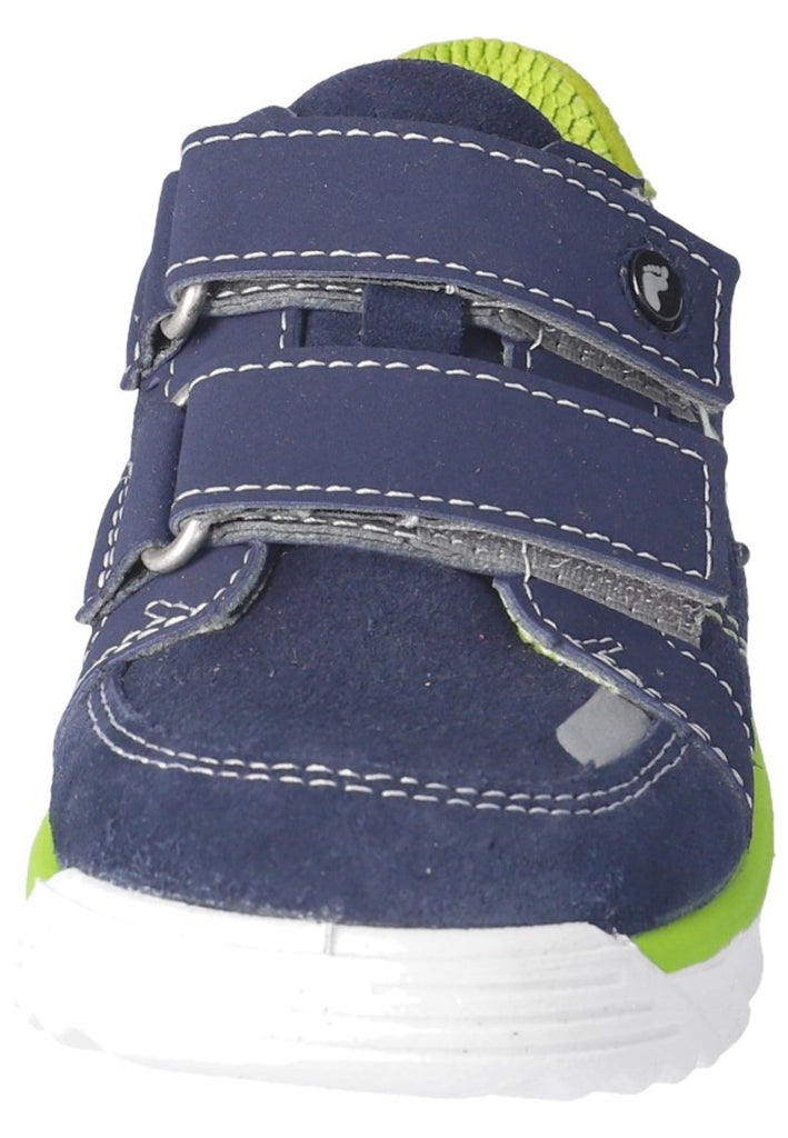 Ricosta Sneaker Leder/Textil Dunkelblau/Grün