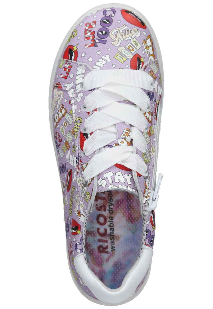Ricosta Sneaker Leder/Textil Flieder
