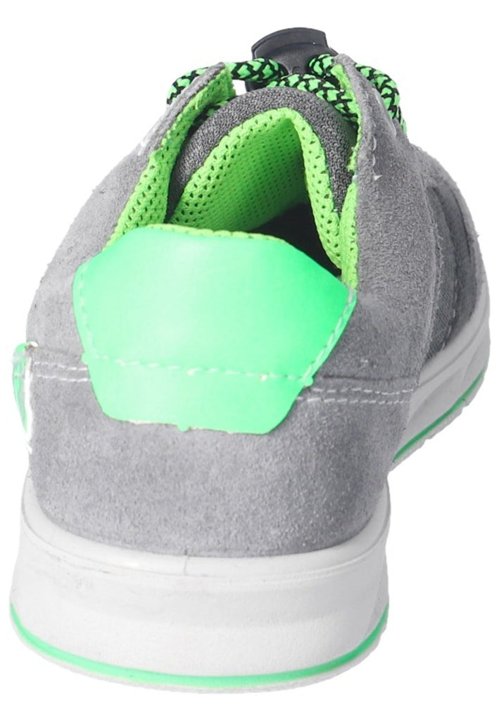 Ricosta Sneaker Leder/Textil Grau/Grün