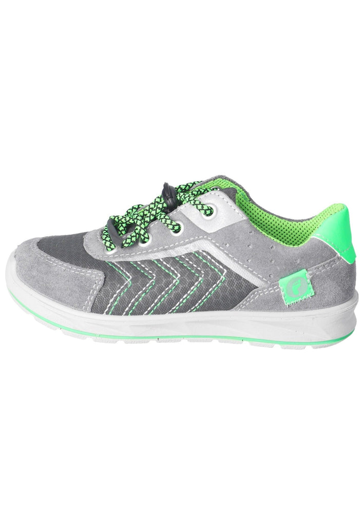 Ricosta Sneaker Leder/Textil Grau/Grün