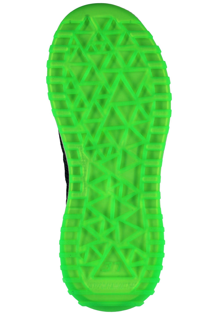 Ricosta Sneaker Lederimitat Grau/Grün