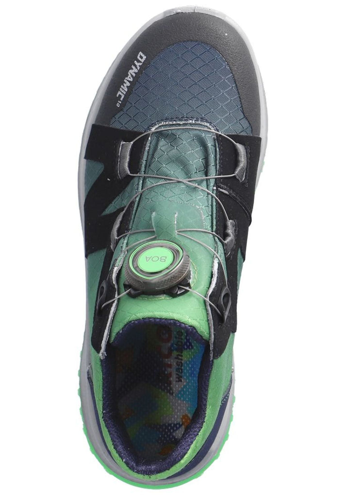 Ricosta Sneaker Lederimitat/Textil Blau/Grün Warmfutter