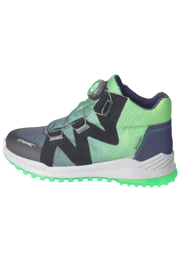 Ricosta Sneaker Lederimitat/Textil Blau/Grün Warmfutter