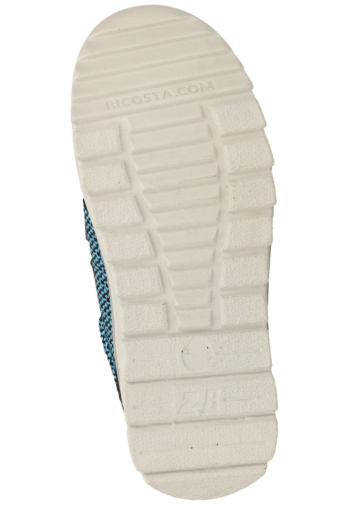 Ricosta Sneaker Lederimitat/Textil Blau/Schwarz