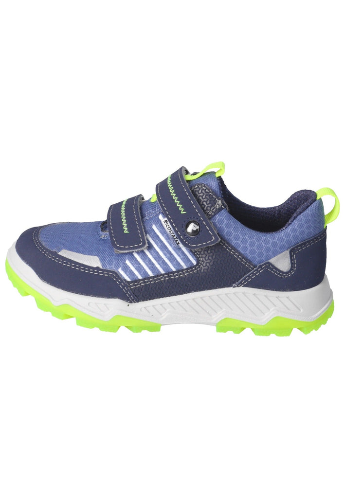 Ricosta Sneaker Lederimitat/Textil Dunkelblau/Grün
