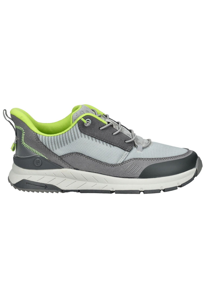 Ricosta Sneaker Lederimitat/Textil Grau/Gelb