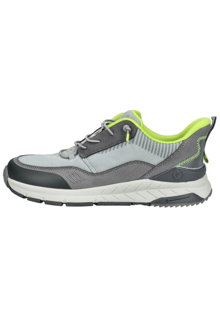 Ricosta Sneaker Lederimitat/Textil Grau/Gelb