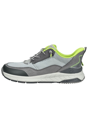 Ricosta Sneaker Lederimitat/Textil Grau/Gelb