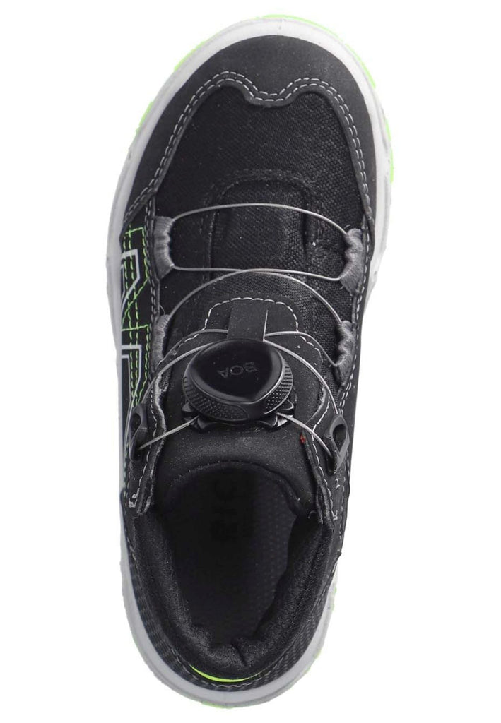 Ricosta Sneaker Lederimitat/Textil Schwarz