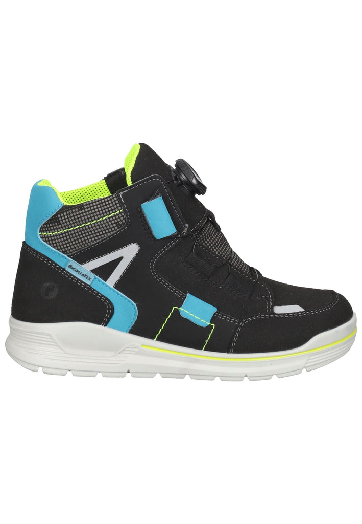 Ricosta Sneaker Lederimitat/Textil Schwarz