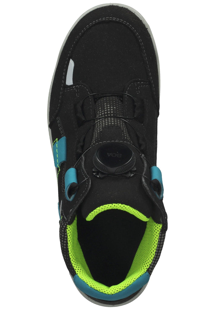 Ricosta Sneaker Lederimitat/Textil Schwarz