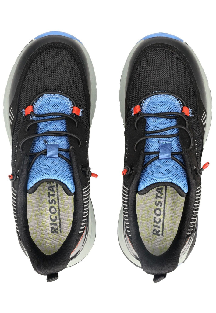 Ricosta Sneaker Lederimitat/Textil Schwarz/Blau