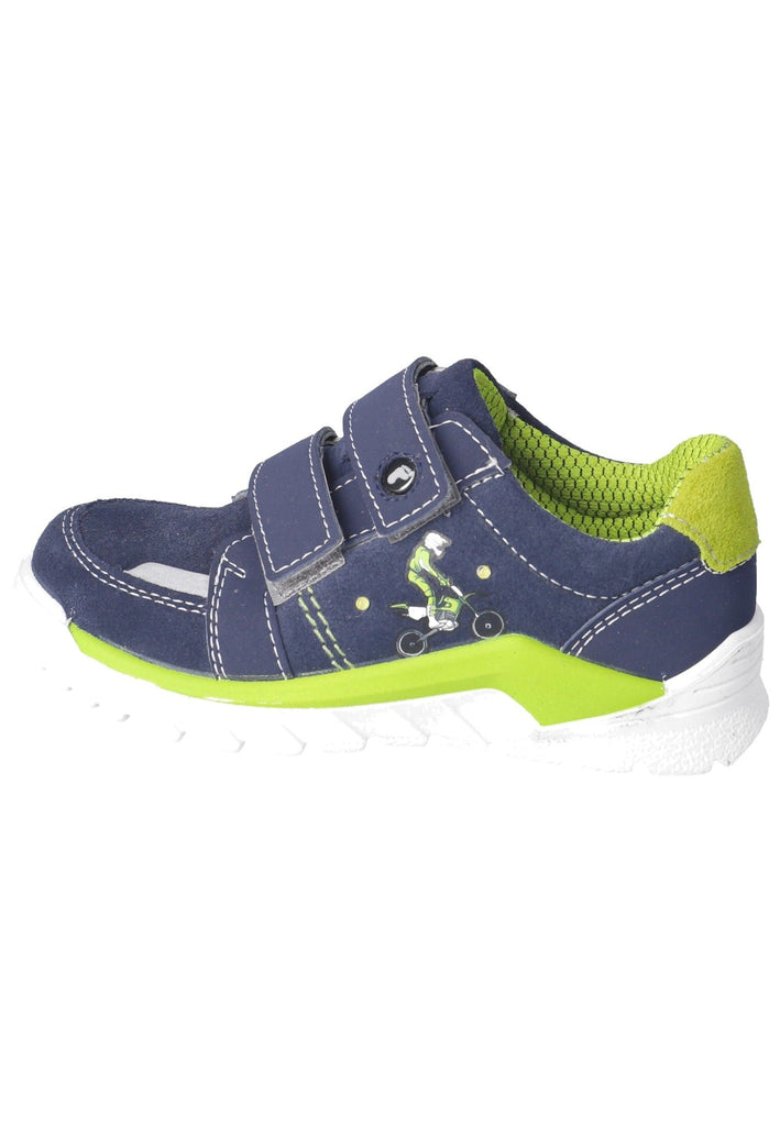 Sneaker Ricosta Sneaker Leder/Textil Dunkelblau/Grün