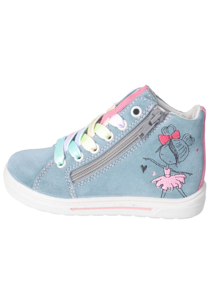 Ricosta Sneaker Veloursleder Blau/Multi
