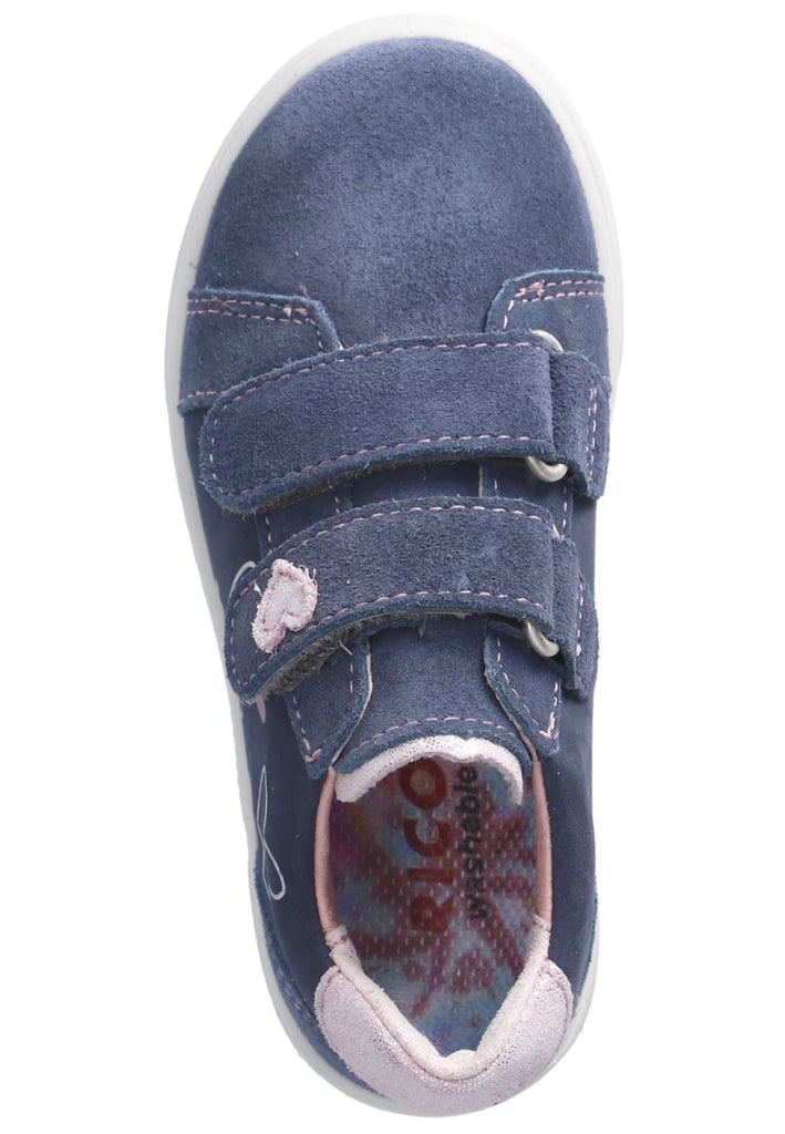 Ricosta Sneaker Veloursleder Blau/Pink