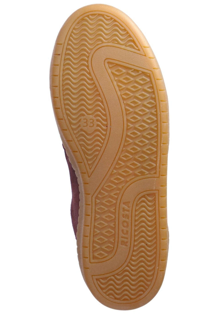Ricosta Sneaker Veloursleder Bordeaux