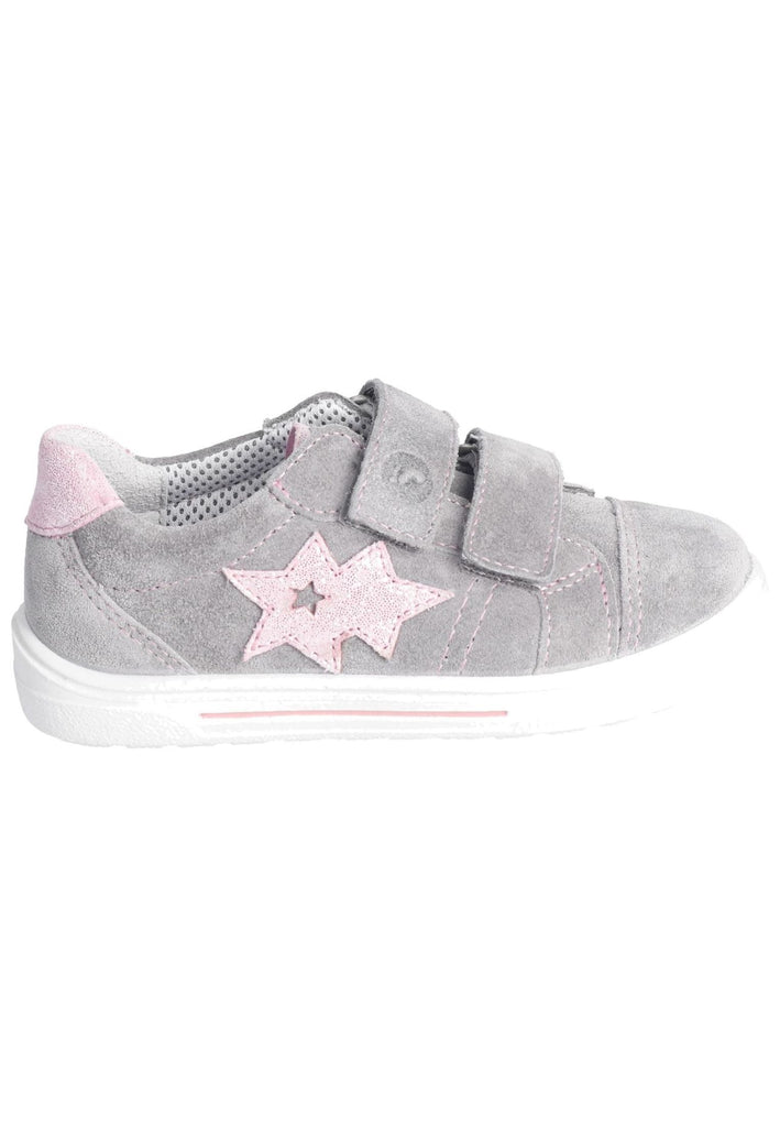 Ricosta Sneaker Veloursleder Grau/Rosa
