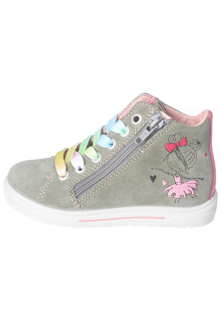 Ricosta Sneaker Veloursleder Grün/Kombi