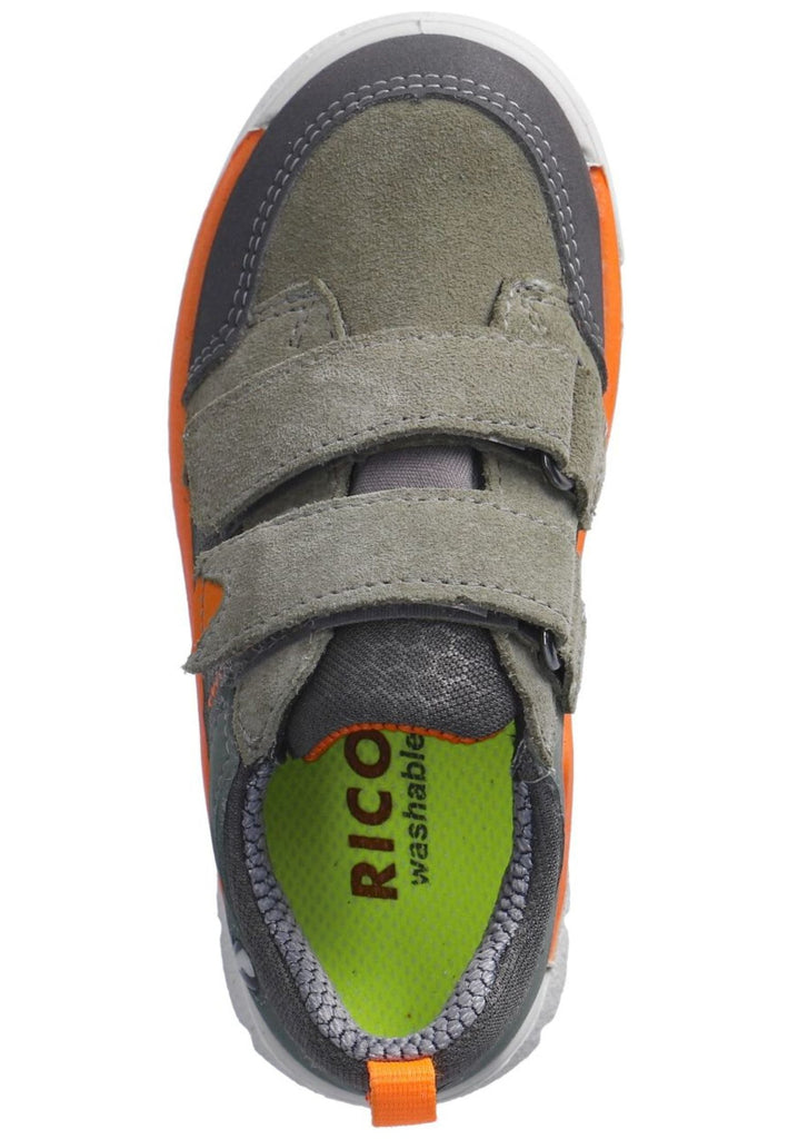 Ricosta Sneaker Veloursleder/Textil Grün/Grau