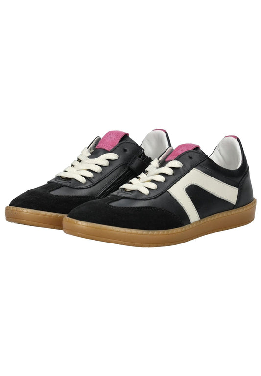 Ricosta Sneaker Veloursleder/Textil Schwarz