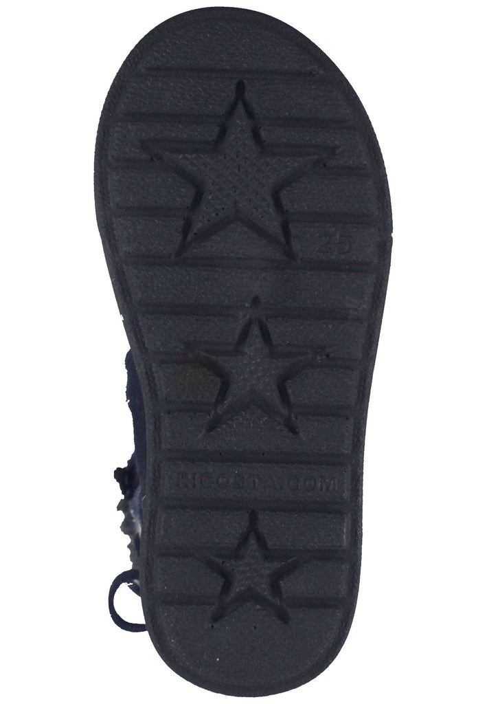 Ricosta Stiefel Leder Dunkelblau Warmfutter