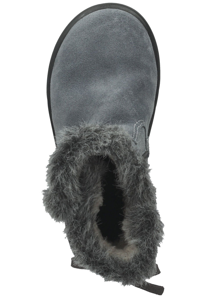 Ricosta Stiefel Leder Grau Warmfutter