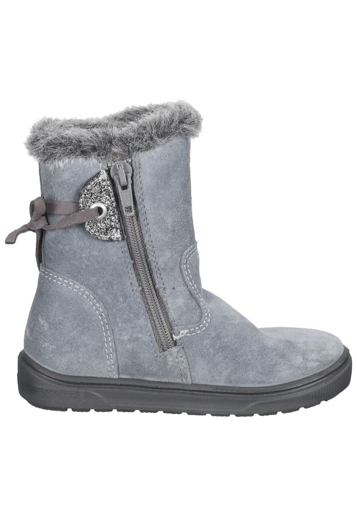 Ricosta Stiefel Leder Grau Warmfutter