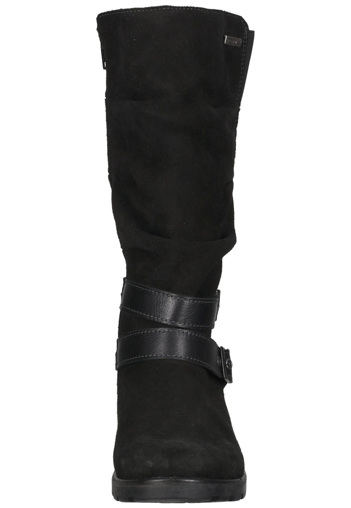 Ricosta Stiefel Leder Schwarz Warmfutter