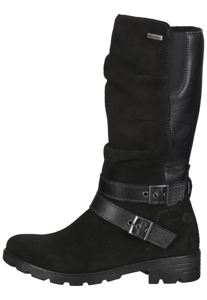 Ricosta Stiefel Leder Schwarz Warmfutter