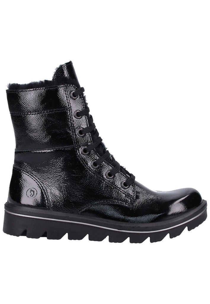 Ricosta Stiefel Leder Schwarz Warmfutter
