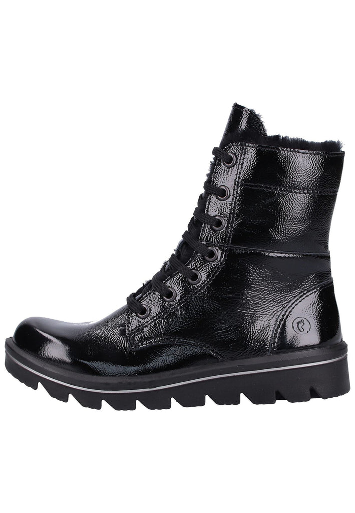 Ricosta Stiefel Leder Schwarz Warmfutter