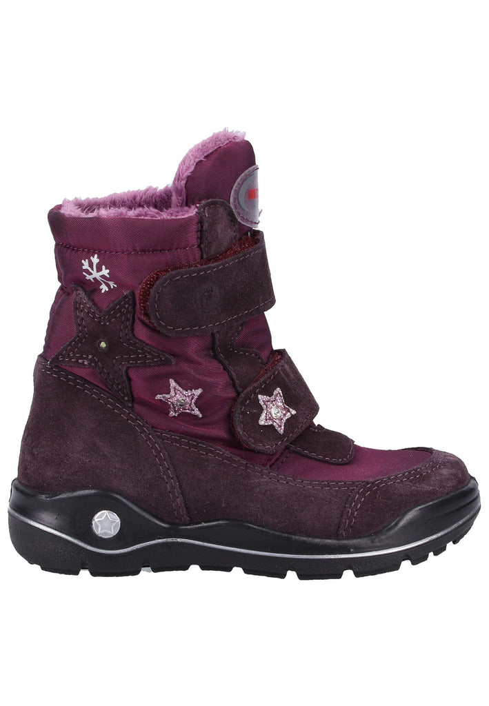 Ricosta Stiefel Leder/Synthetik Lila Warmfutter