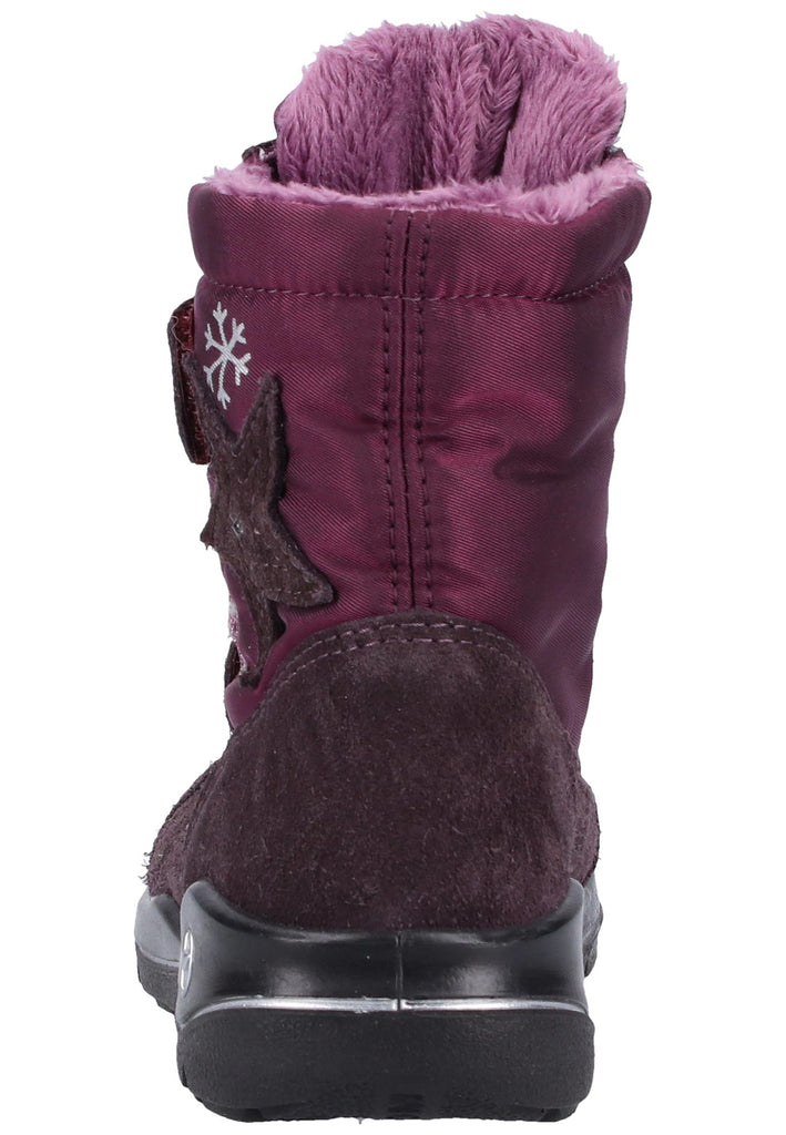 Ricosta Stiefel Leder/Synthetik Lila Warmfutter
