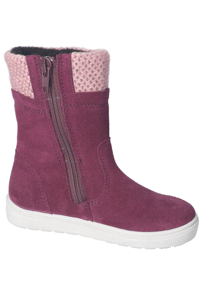 Ricosta Stiefel Leder/Textil Merlot Warmfutter