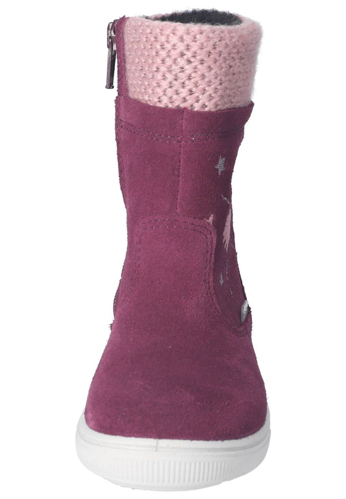 Ricosta Stiefel Leder/Textil Merlot Warmfutter