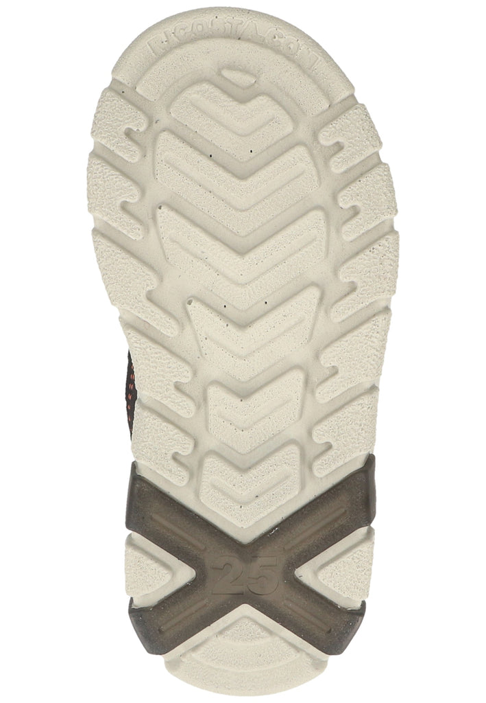 Ricosta Stiefel Lederimitat/Textil Blau/Orange Warmfutter